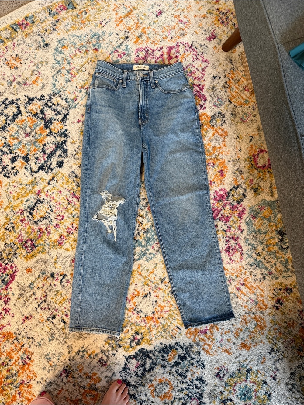 Madewell the perfect vintage straight jean 26 - Picture 2 of 5